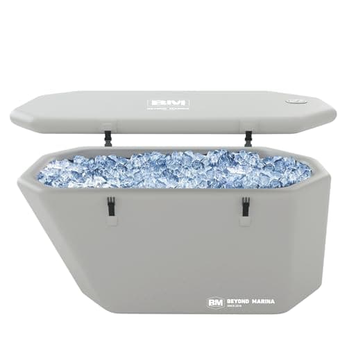 BEYOND MARINA Slanted-Edge Inflatable Cold Plunge Tub, 155 Gallon