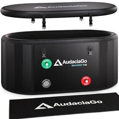 AudaciaGo XXL Ice Bath Tub, Chiller-Compatible