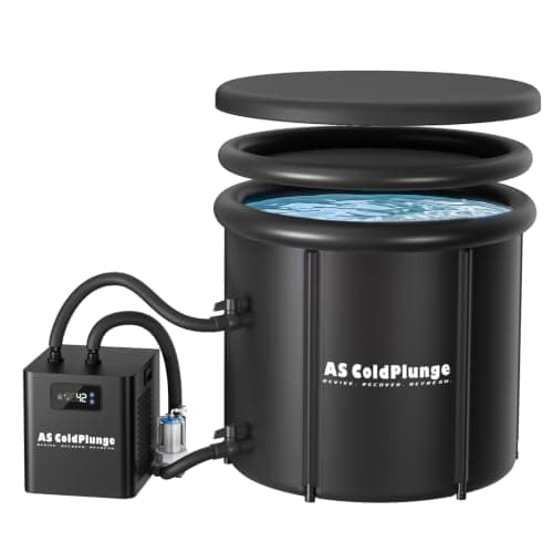 AS ColdPlunge 1/3 HP Ice Bath Chiller and 100 Gallon Tub Bundle