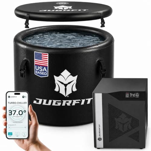 JUGRFIT 90 Gallon Cold Plunge Tub with 1,050 W Chiller