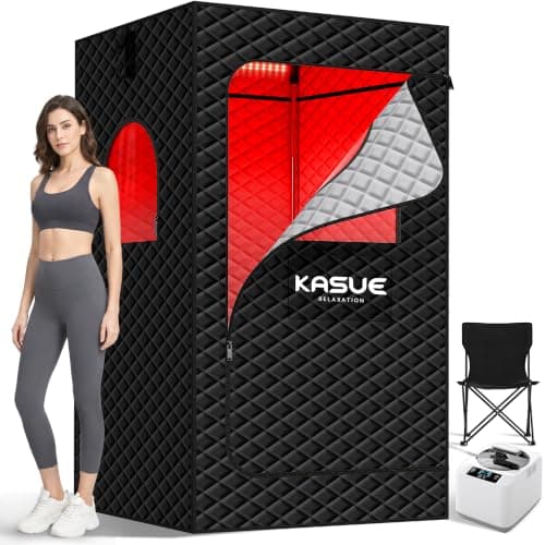 KASUE Infrared Sauna Tent with 3 L Steamer