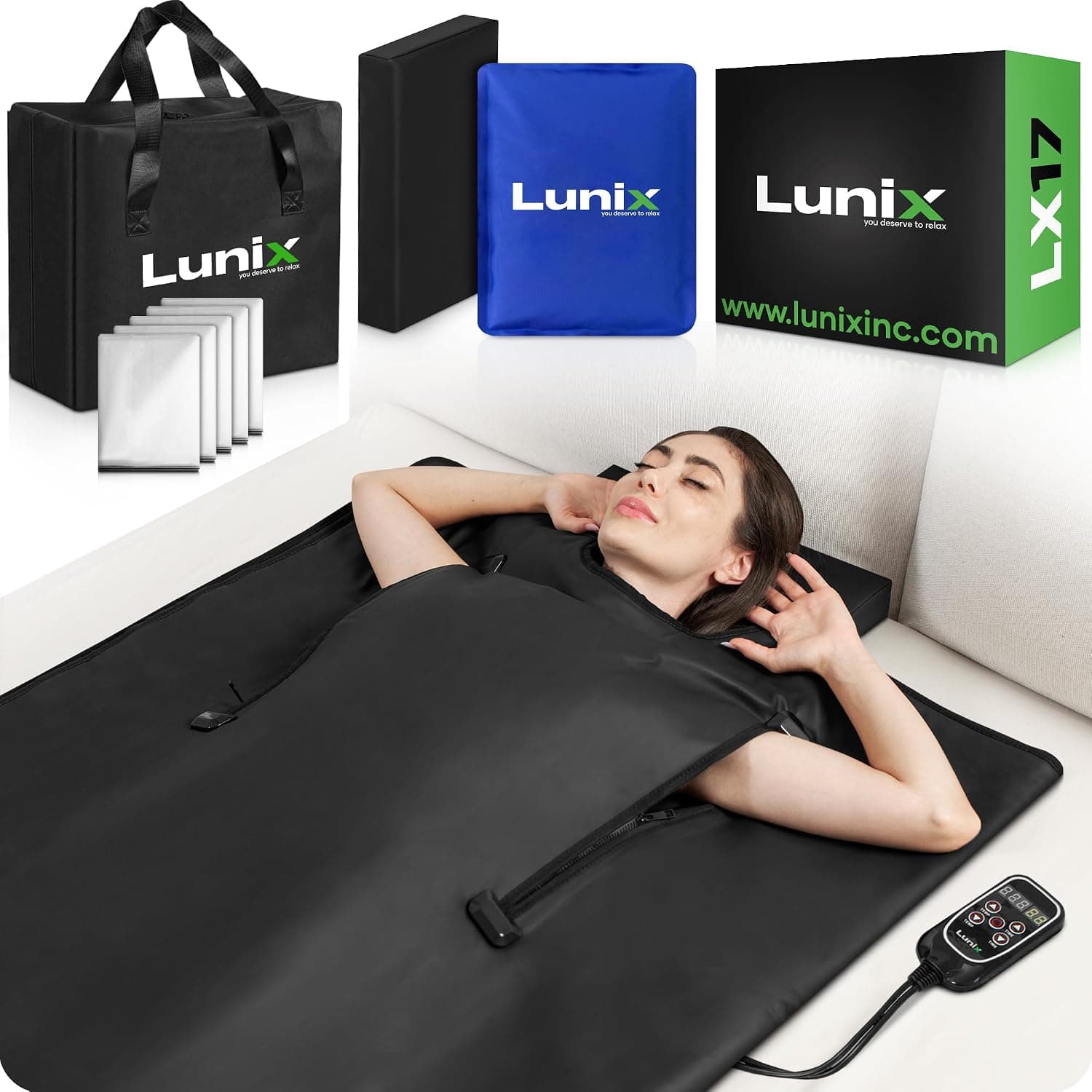 Lunix LX17 Far Infrared Sauna Blanket