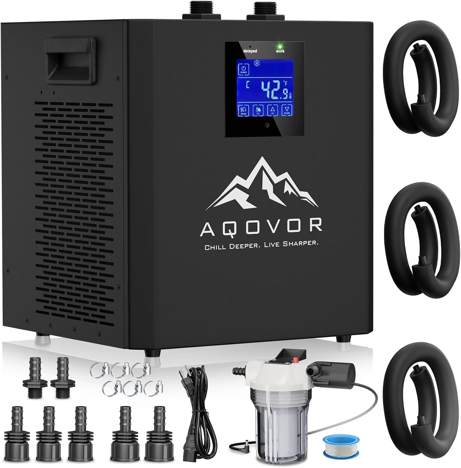 AQOVOR 1/3 HP Cold Plunge Chiller