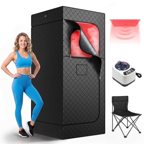SOARFLY Infrared Steam Sauna with 660 nm and 850 nm Light Panel product photo