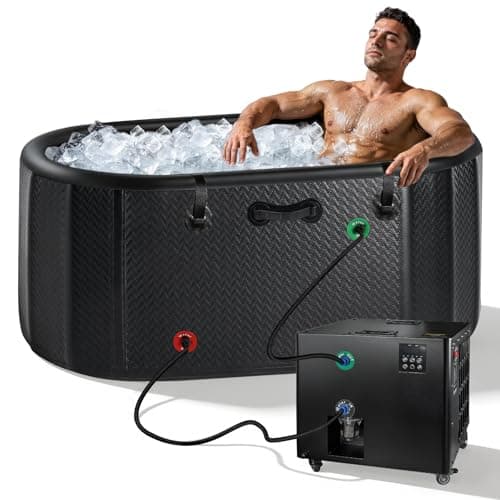 Drexo Cold Plunge Tub with 1 HP Hot and Cold Chiller product photo