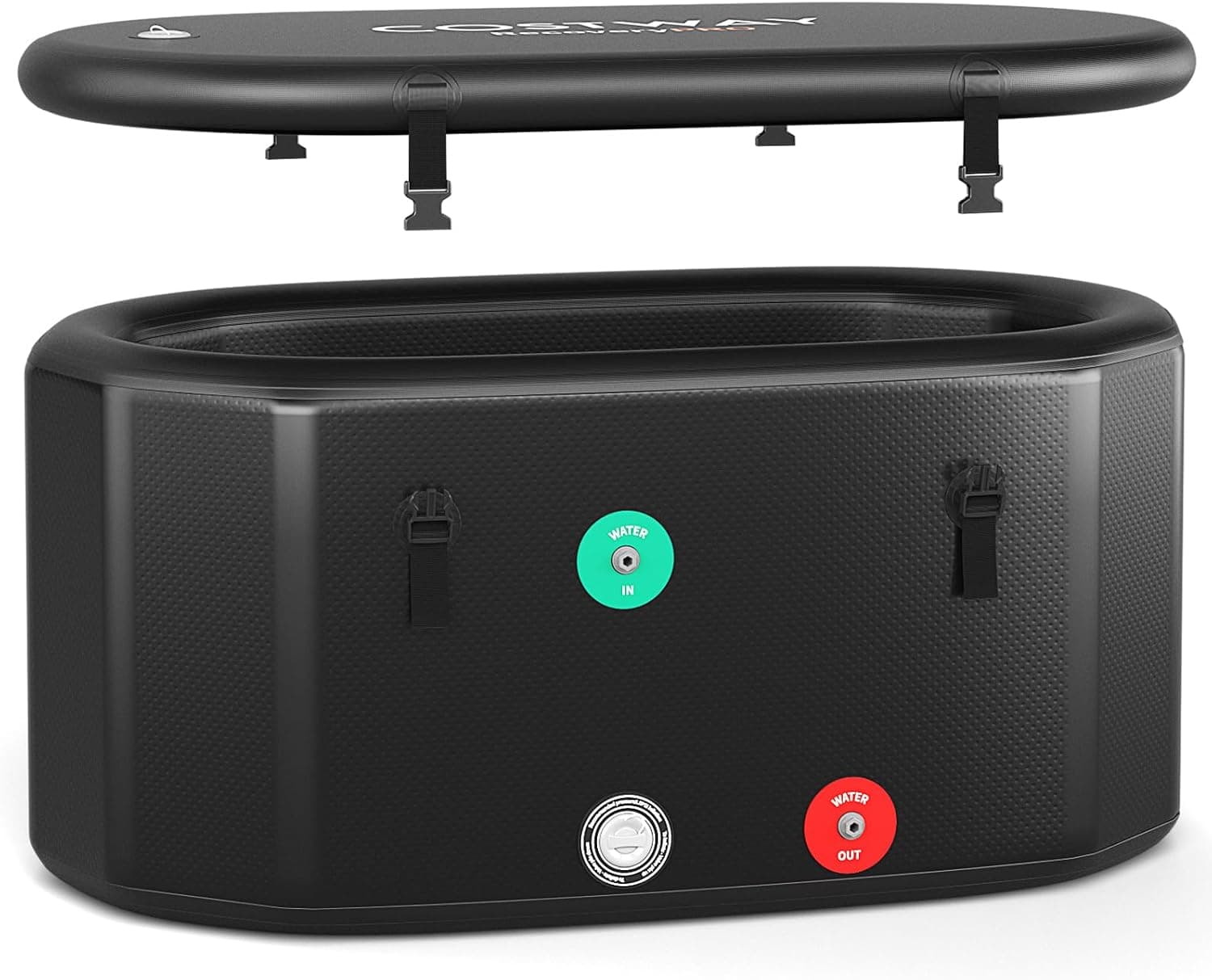 COSTWAY XL 129 Gal Oval Ice Bath Tub product photo