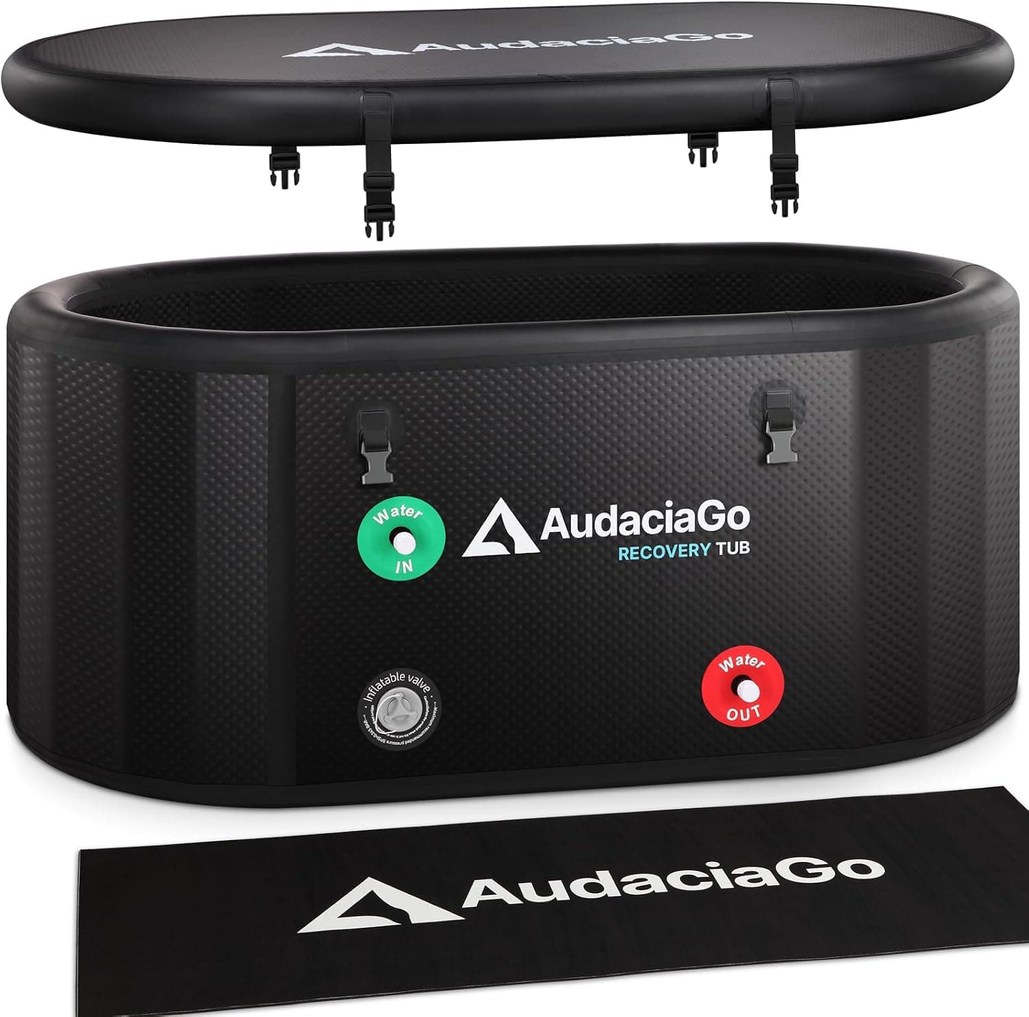 AudaciaGo XXL Ice Bath Tub, Chiller-Compatible product photo